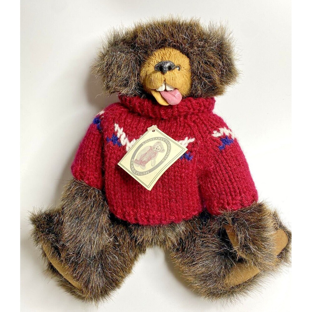 Kimbearly's Originals Teddy Bear Jonathan 0358 Resin Face Plush A&A Plush BB11
